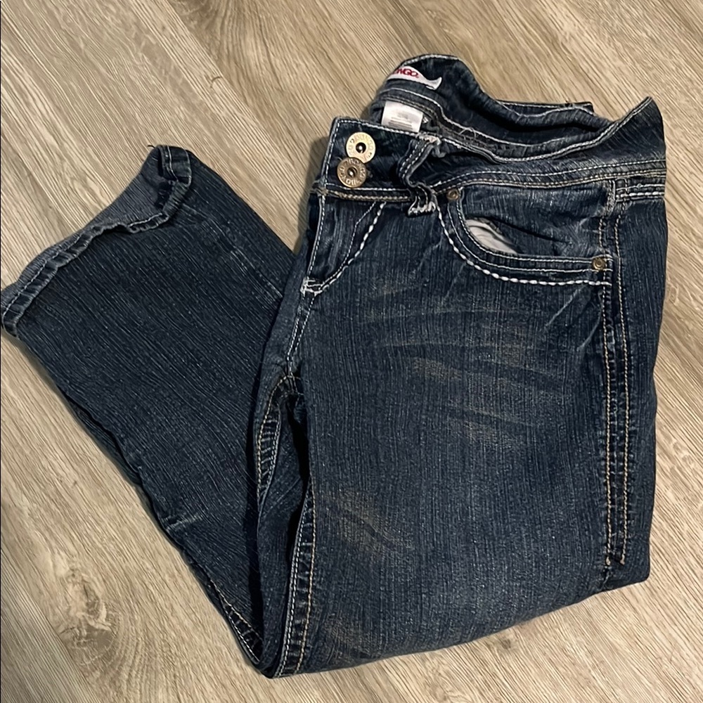 EUC - Women's CROPPED BONGO Blue Jeans